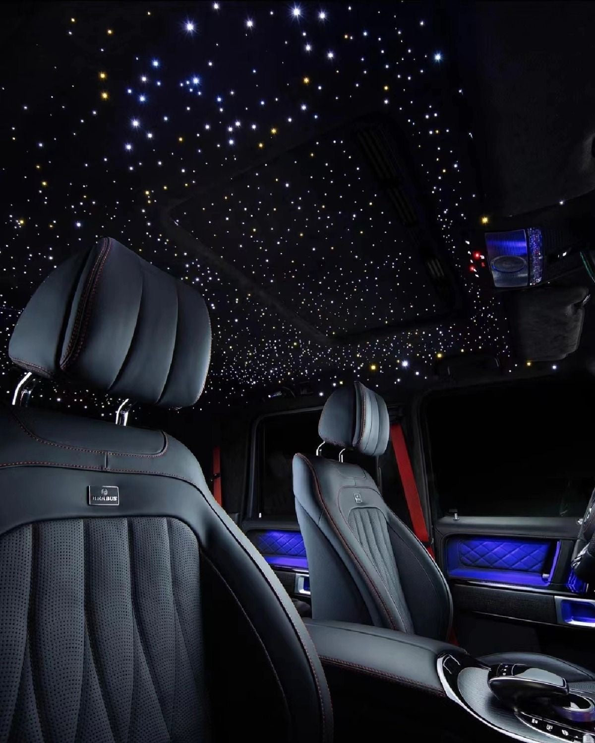 Car interior roof light