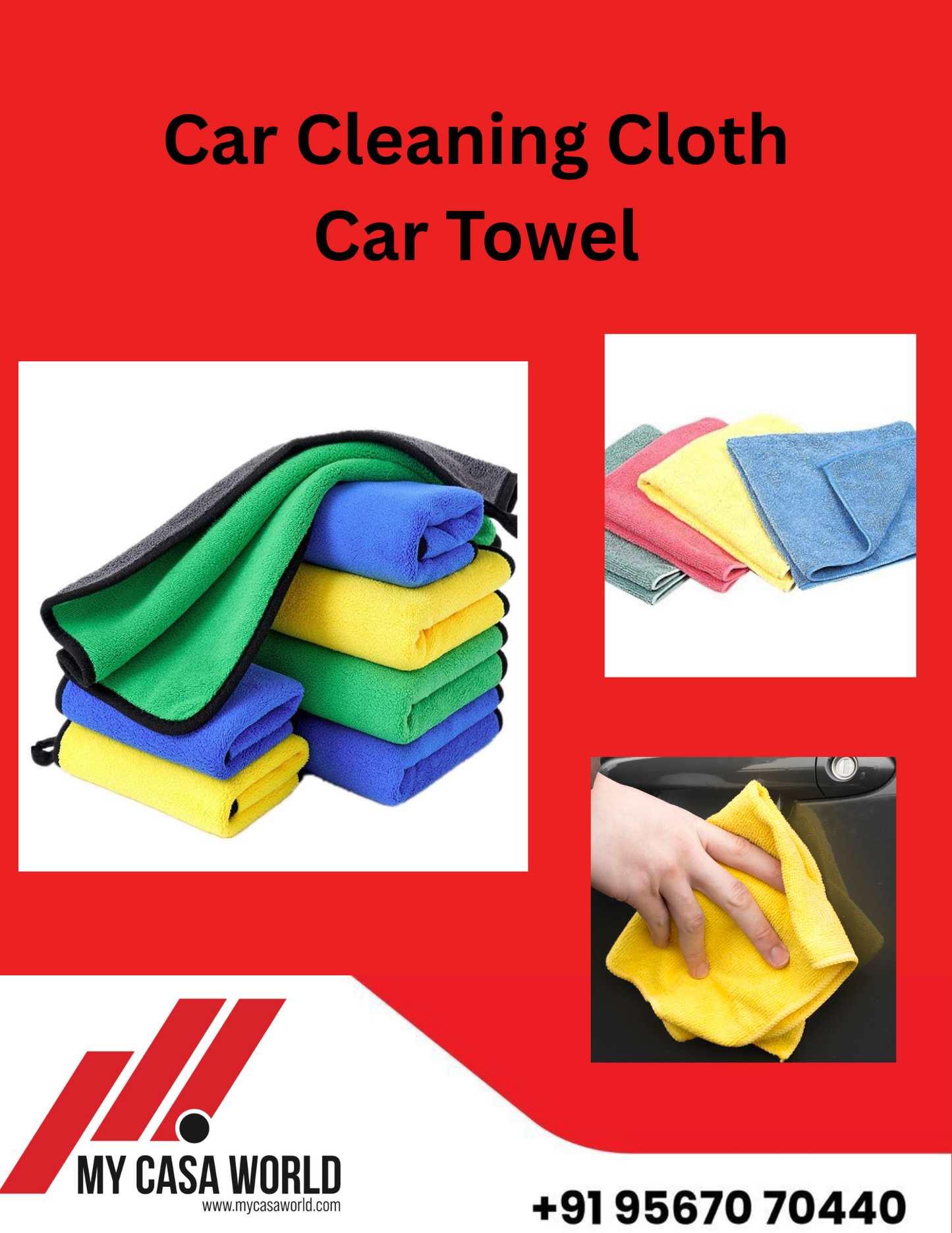 MY CASA - Car Cleaning Cloth / Car Towel