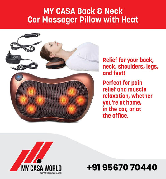 MY CASA Back & Neck
Car Massager Pillow with Heat