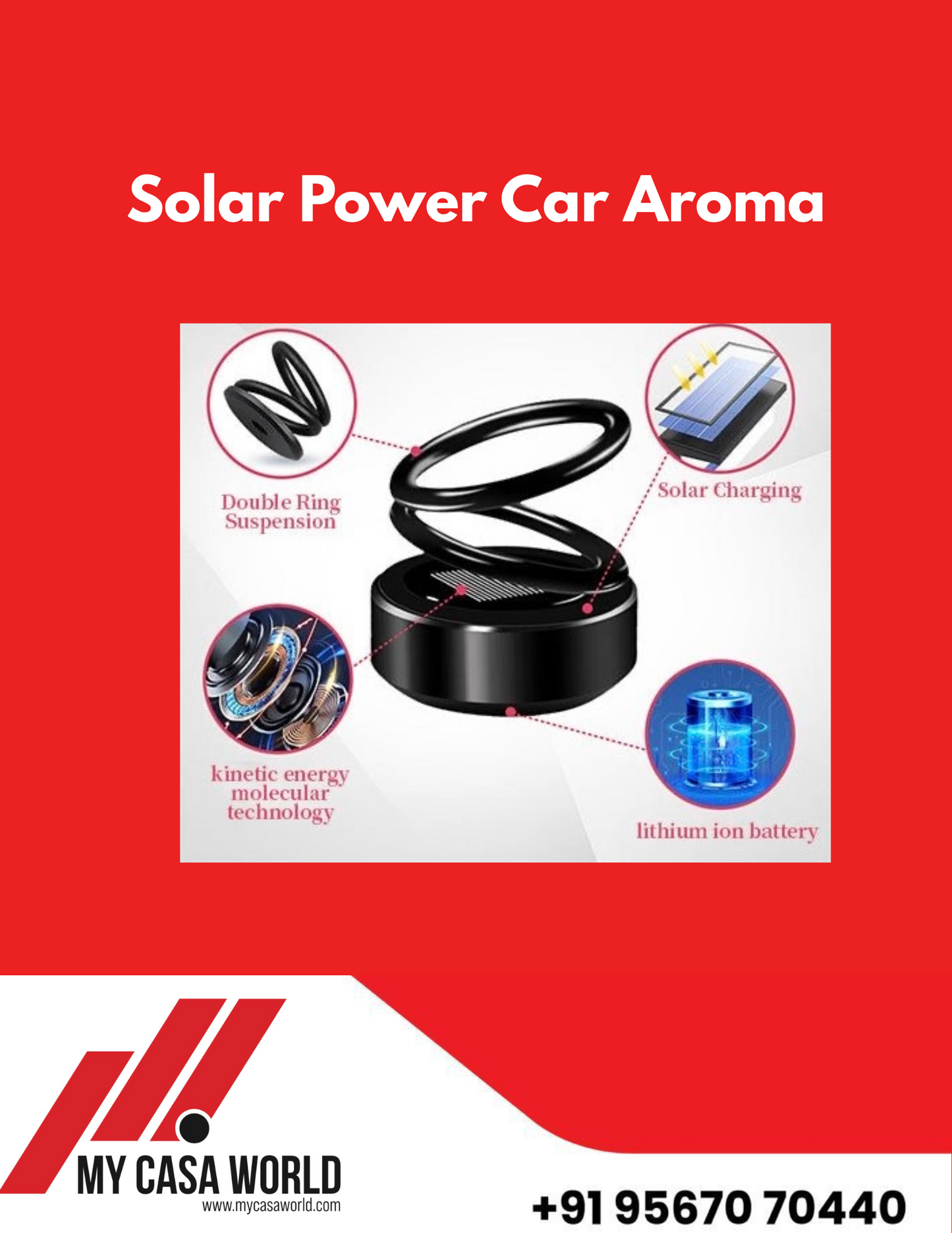 MY CASA - Solar Power Car Aroma